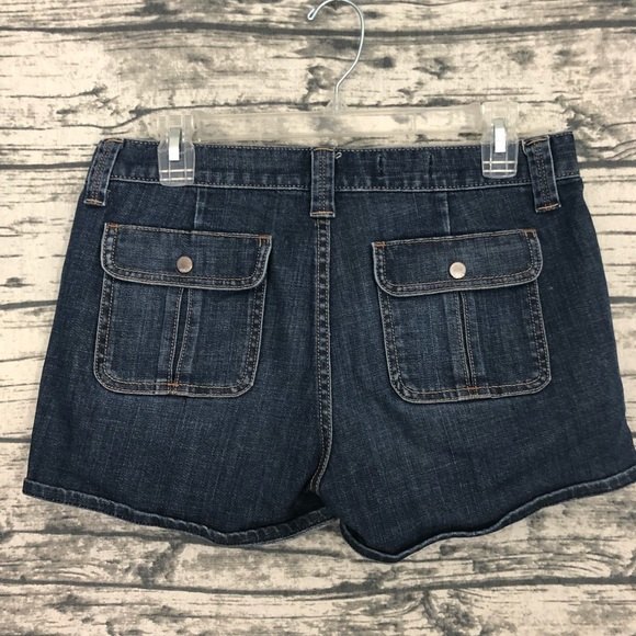Gap 1069 Denim Snap Pocket Shorts Size 27/4 - Picture 2 of 8